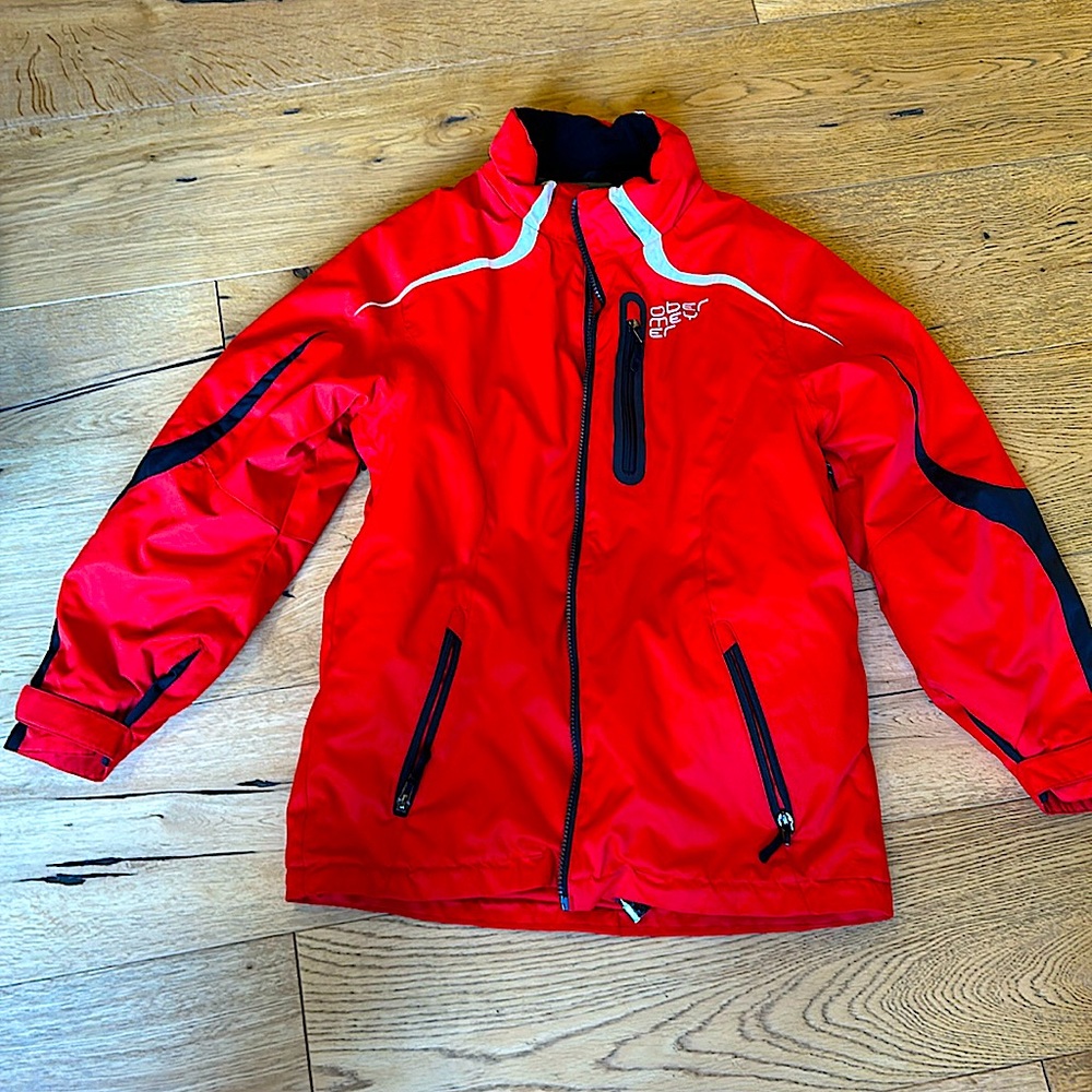 Obermeyer red ski jacket size 12